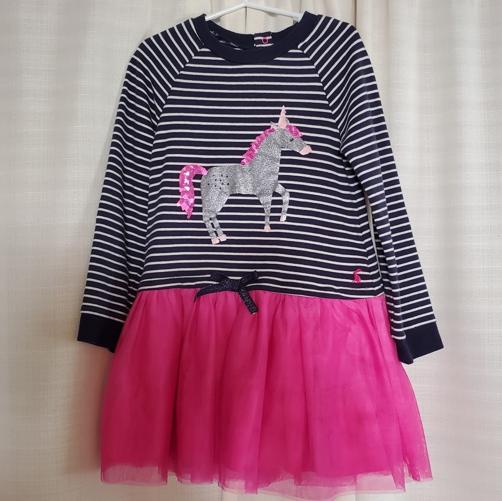 Girls long sleeve unicorn dress size 6